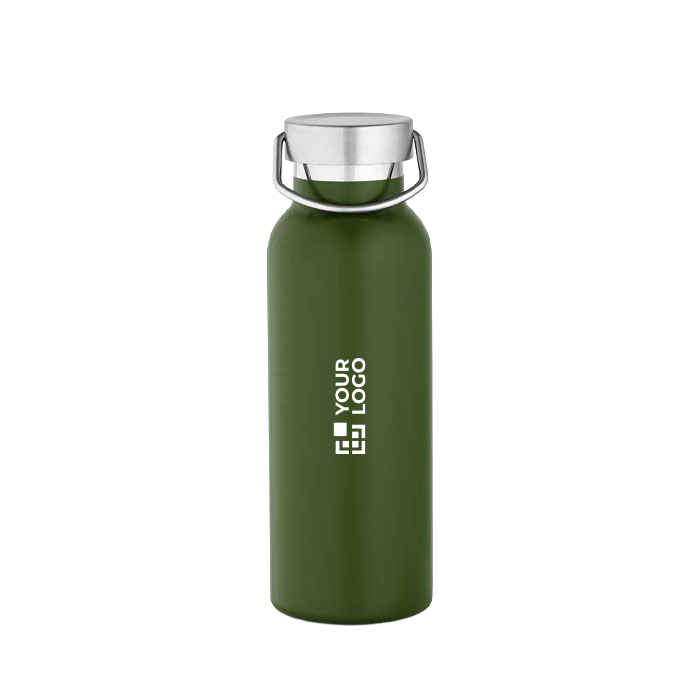 Thermosfles van gerecycled RVS met matte afwerking 530 ml