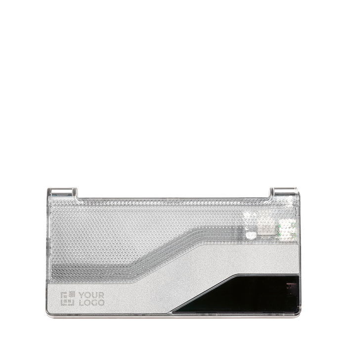 Powerbank van gerecycled kunststof met ledscherm 10.000 mAh