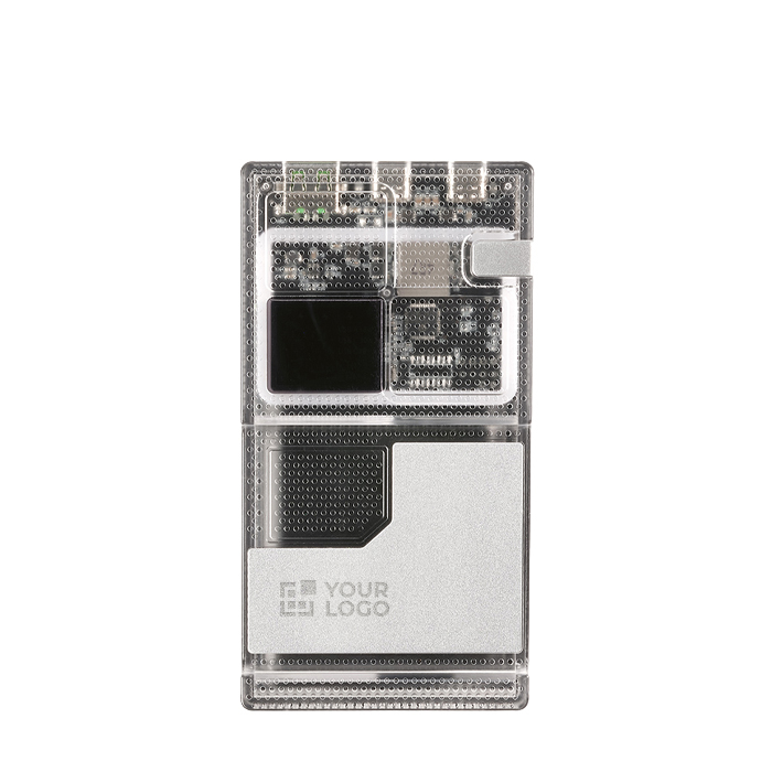 Powerbank van gerecycled plastic met ledscherm 20.000 mAh