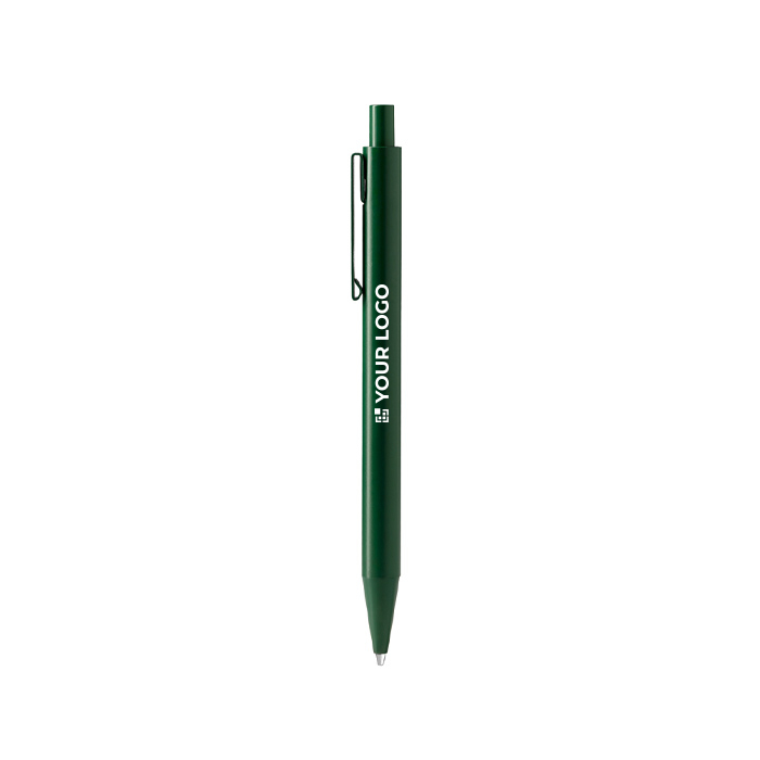 Aluminium pen met matte afwerking, jumbo vulling en blauwe inkt
