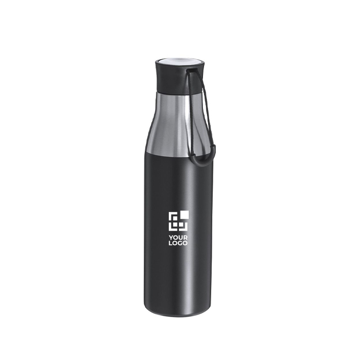 Thermosfles van gerecycled roestvrij staal met handgreep 500ml