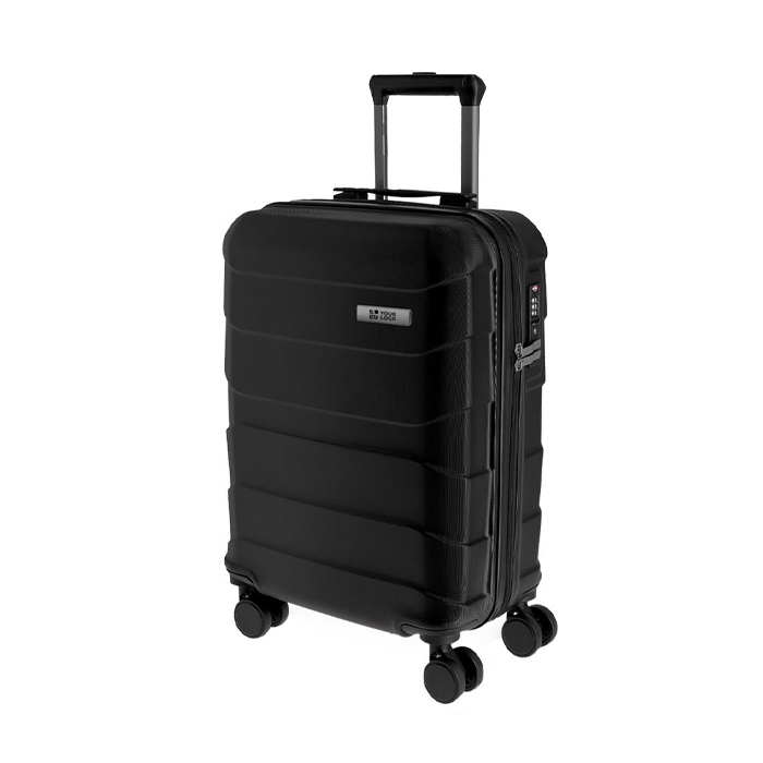 Reistrolley met getextureerde harde schaal en TSA-slot 40L