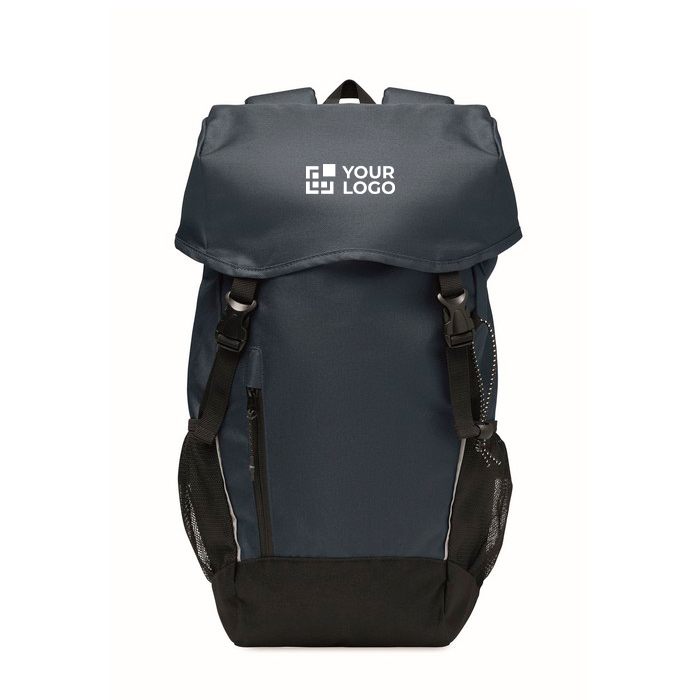 Sportieve RPET 600D rugzak met reflecterende details 15 L