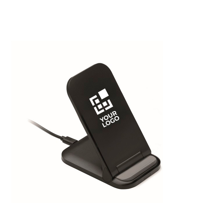 Opvouwbare draadloze oplaad-standaard met USB-C opladen 15W