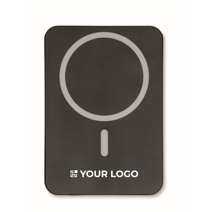 Magnetische powerbank van gerecycled aluminium 5.000mAh
