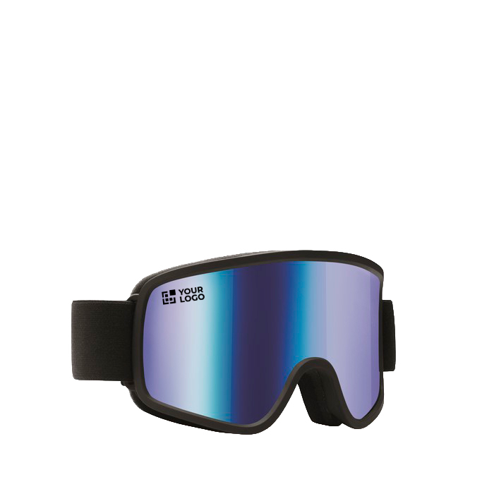 Skibril met spiegelglas met UV400-bescherming en krasbestendig