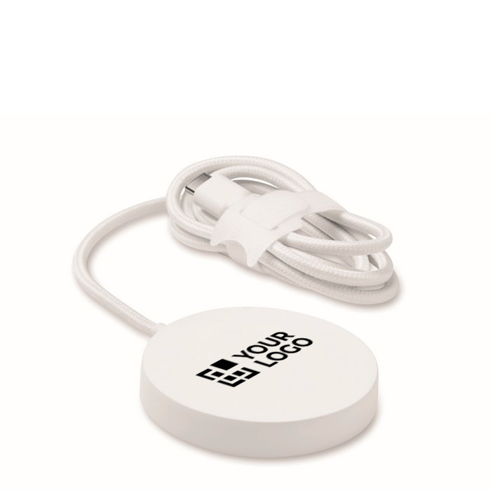 Magnetische draadloze oplader met vaste USB-C-kabel van 1 m en 25W