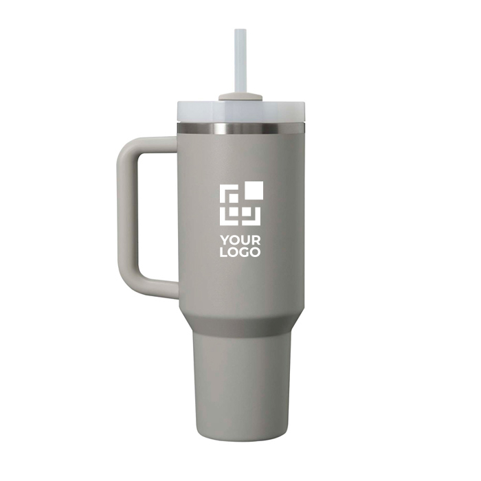Stanley thermobeker 890 ml met draaideksel en herbruikbaar rietje