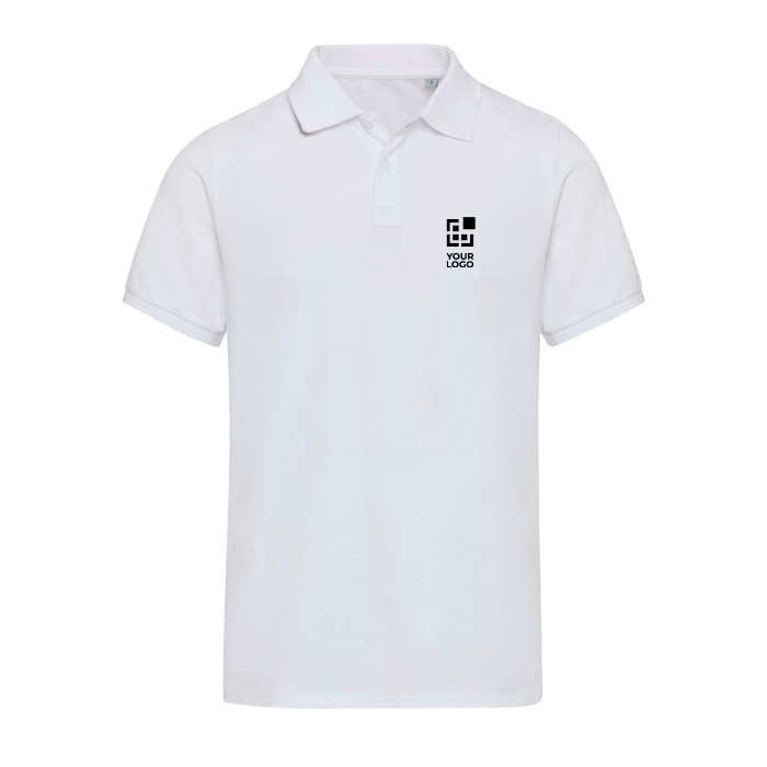 Unisex poloshirt met korte mouwen van gemengd katoen 220 g/m² Elevate