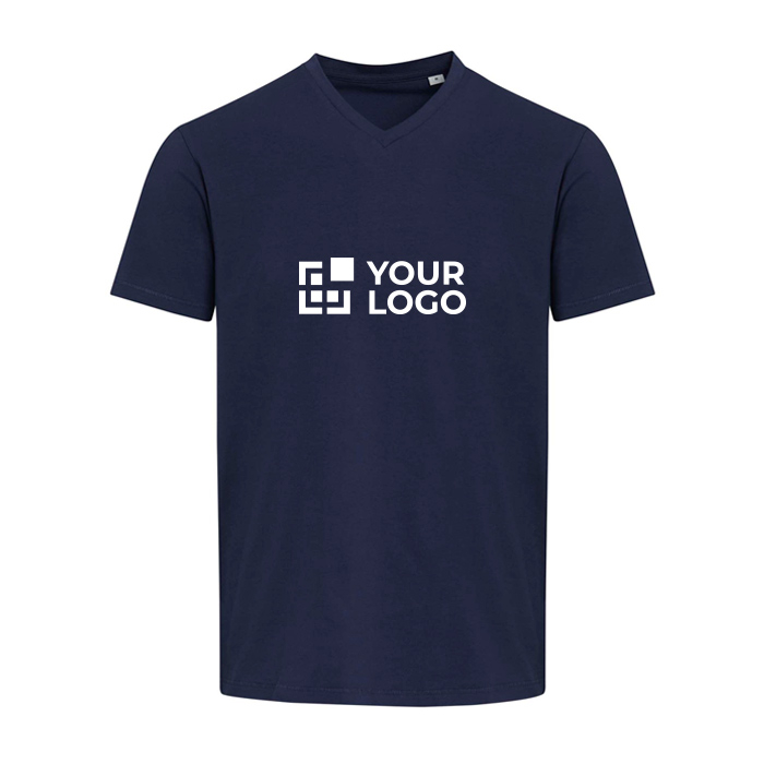 Unisex T-shirt met korte mouwen, V-hals, biologisch katoen 200 g/m2 Elevate