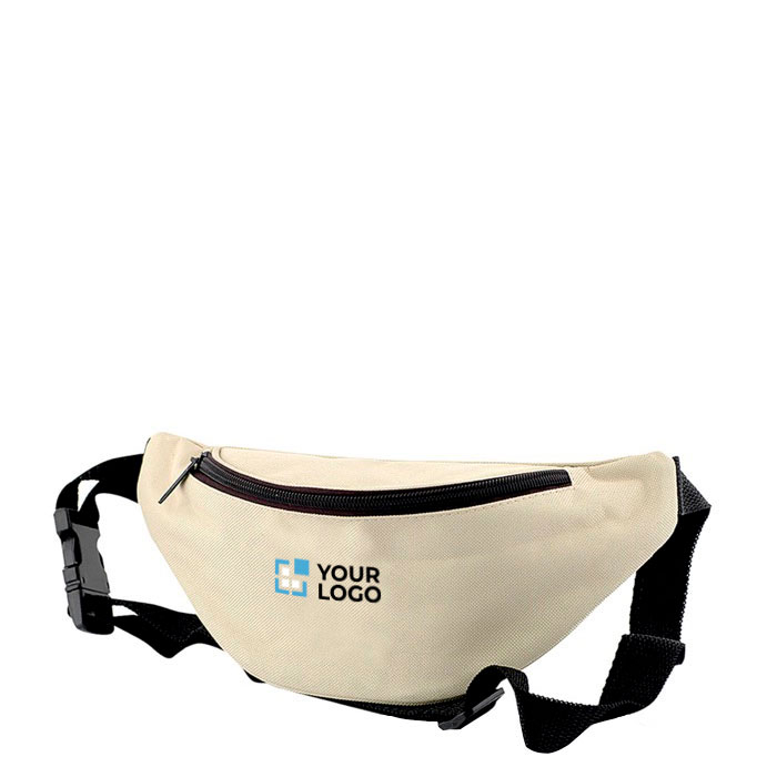 Heuptas van 600D polyester, ideaal voor wandelen met verstelbare riem met jouw bedrukking