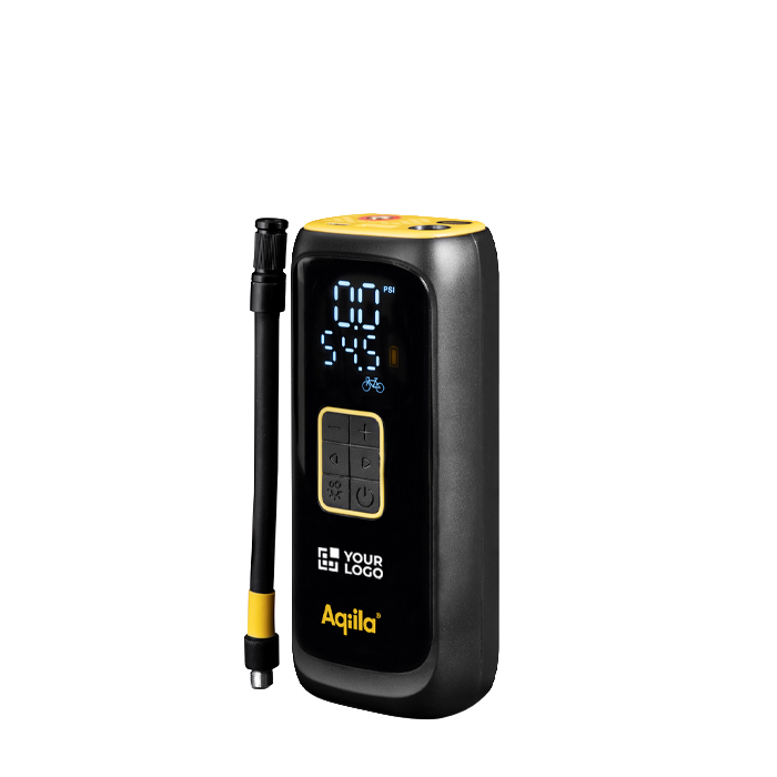 Draagbare compressor met zaklamp en powerbank 4.000mAh