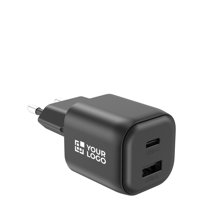 Compacte, milieuvriendelijke USB-lader met EU-stekker 100W