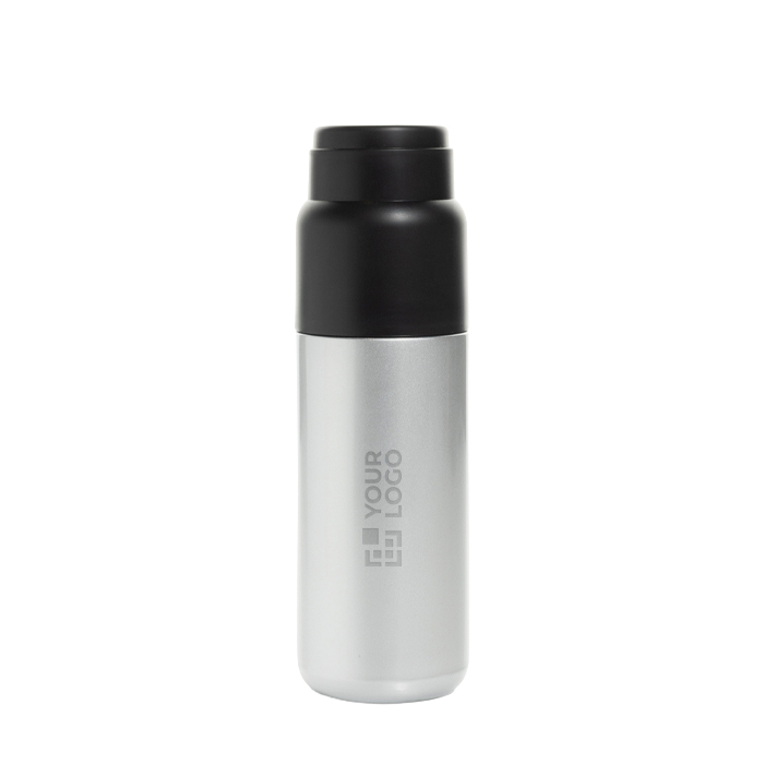 Thermosfles met geïntegreerde beker, lekvrij en vacuümisolatie 500 ml