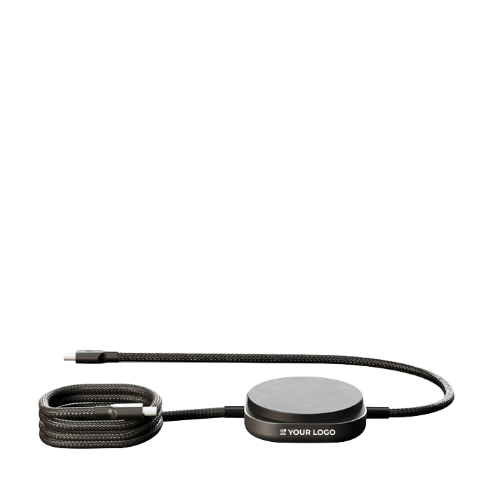 USB-C naar USB-C 2-in-1 oplaadkabel aluminium 15W Zens Pro 2