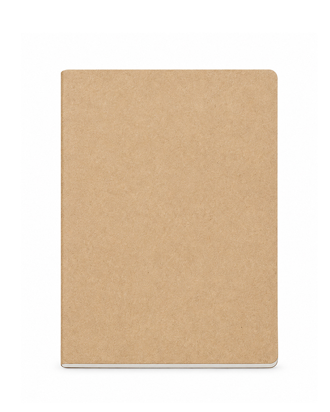Notitieboek a5 met logo van gerecycled papier