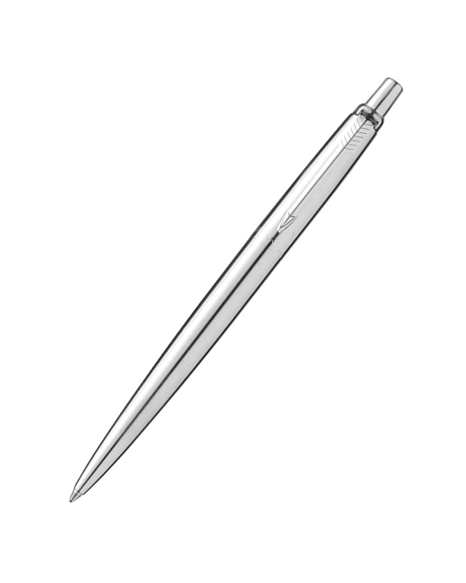 Zilveren Parker pen met logo