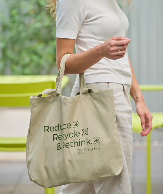 Gift Campaign staat voor verminderen, recyclen en hergebruiken