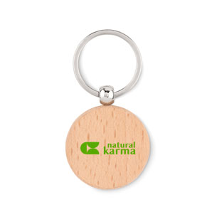 Sleutelhanger Roundwood sleutelhanger met logo