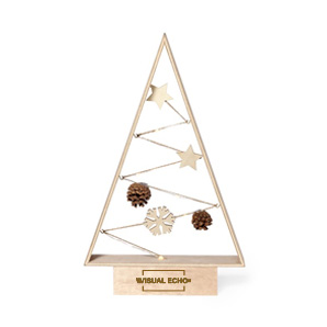 kerstboompje bedrukken kerstboom met logo
