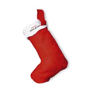 Kerstsok Santa Kerstsok Santa