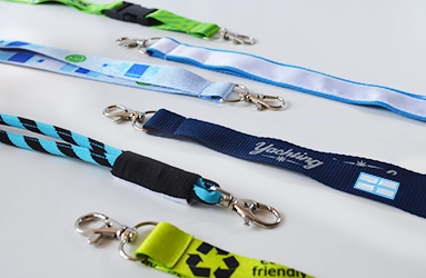 Bedrukte lanyards met logo als promotiemateriaal