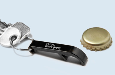 Sleutelhanger met opener en dop